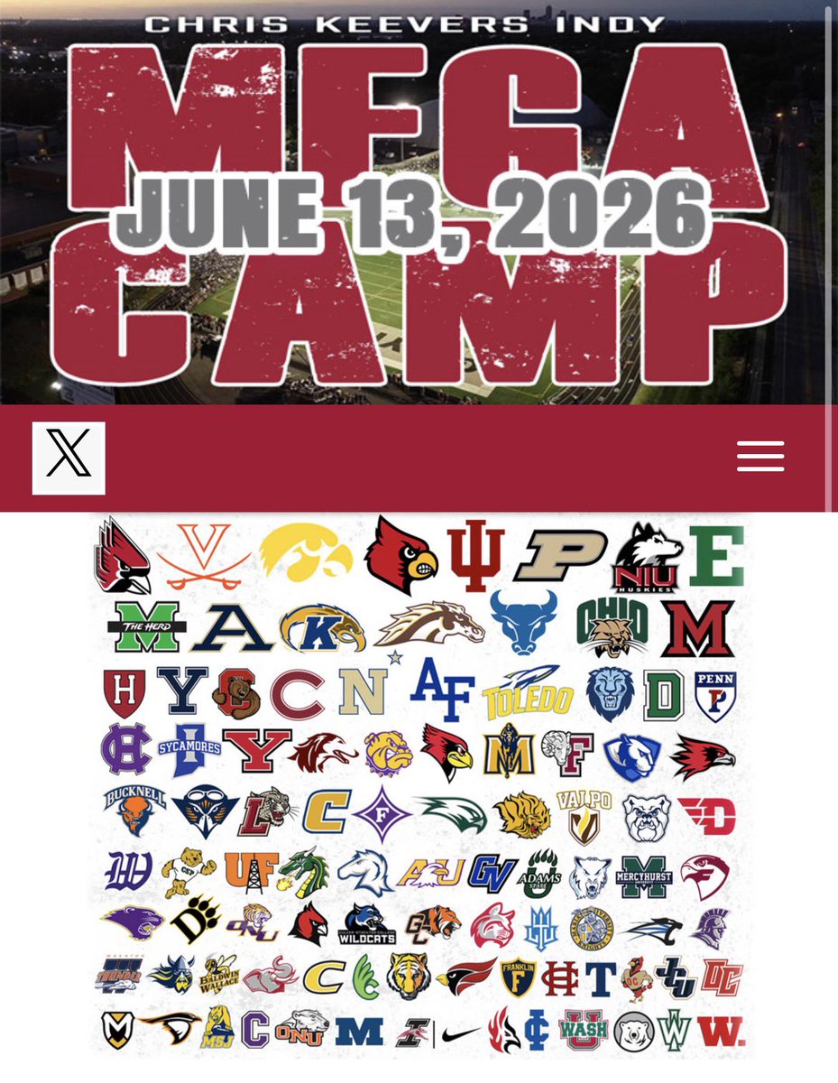 KTerry2027's tweet photo. I Will be at the Wide receiver PM session at UIndy mega camp @PeytonKlundSEMO @QuaylenJa @KeeversChris @CmalryMallory @CoachM_Harris @WrightJody @CoachNickWill @CSCwildcatsFB @SEMOfootball @racersfootball @Mckendree_FB @CoachCutshaw @Gscfootball1 @JoeCollier305 @capcityfb https://t.co/XN9Fr2BZCS
