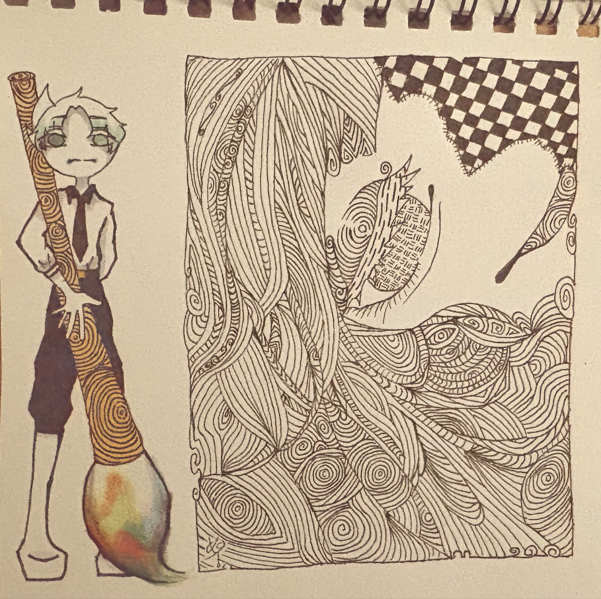 Nuinuinunui's tweet photo. 🎨🖌🖼

 #オリ棒 
 #絵描き https://t.co/NawBbjOfnE