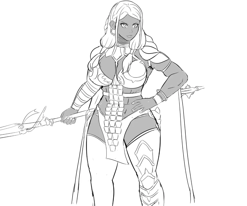Shock_and_Roll's tweet photo. Theodora sketch https://t.co/6WTbl9VFqm