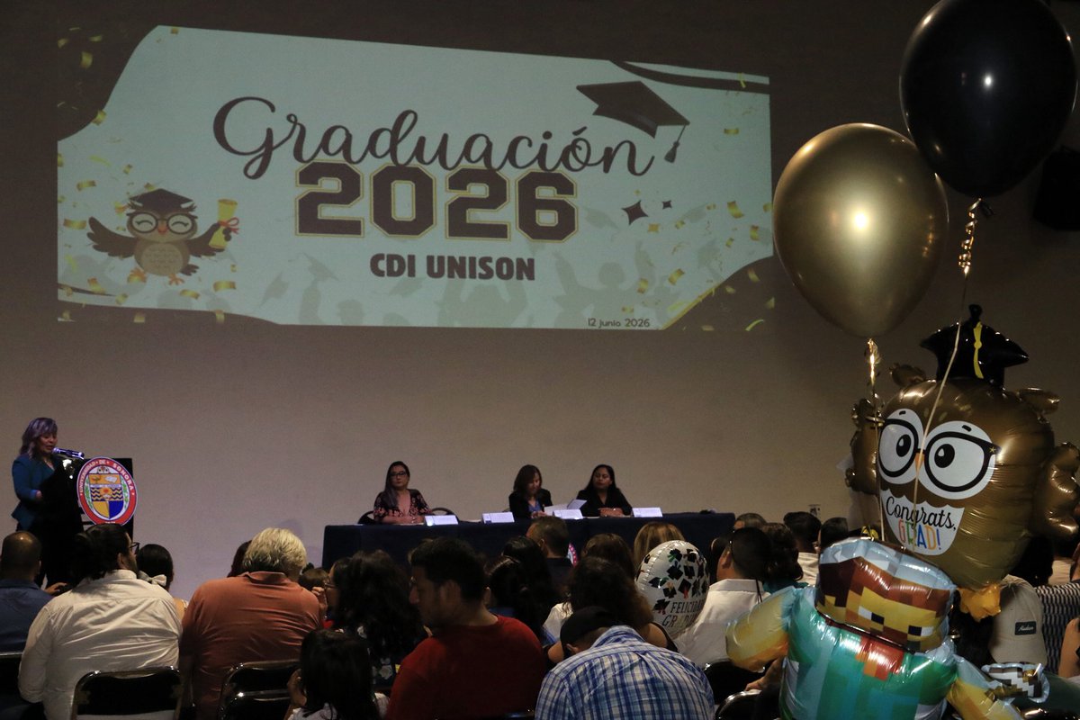 SoyUnison's tweet photo. Así como lo expresaron en una canción, hoy fue el último día, el último pase de lista para 42 niños y niñas que terminaron su etapa preescolar en el Centro de Desarrollo Infantil (CDI) de la Universidad de Sonora: https://t.co/mGD8OqTrG1 https://t.co/L6RidXXsSB