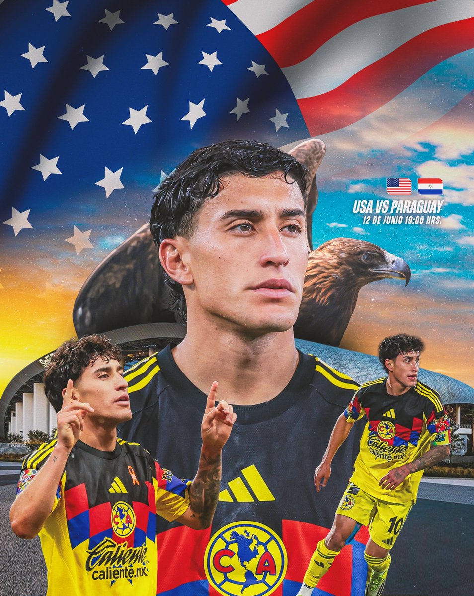 ClubAmerica's tweet photo. ¡Eres parte de la gran fiesta, Zendejas! 👊

Con orgullo, es momento de poner tu nombre en alto, demostrando todo lo que sabes hacer. Da el máximo y, sobre todo, disfrútalo, Alejandro.

#GrandezaMundialista https://t.co/Z2F5sXCkTT