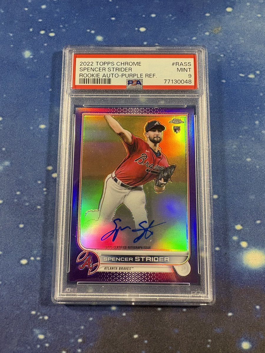StackEmUpSale Spencer Strider TC Purple RC Auto /250 PSA 9! $60 