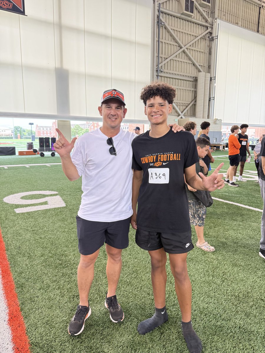 JaxsunPankey's tweet photo. Thank you @CowboyFB for the opportunity to be apart of your camp I had a great time learning from all the coaches https://t.co/qLoOUMBbSs