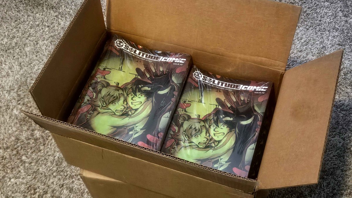 DAGamesOfficial's tweet photo. Solitude Issue 2 is here! 

Grab yours today. Pre-orders shipping soon! https://t.co/Hbv9E1jMW1