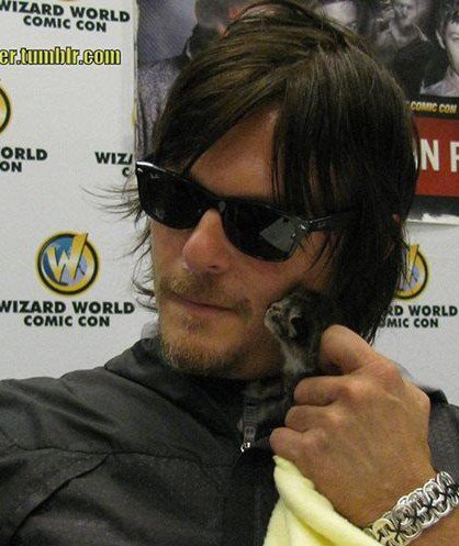 thisbratbitch's tweet photo. Norman with fan's pets.
#NormanReedus
@wwwbigbaldhead https://t.co/u7TZexZfzc