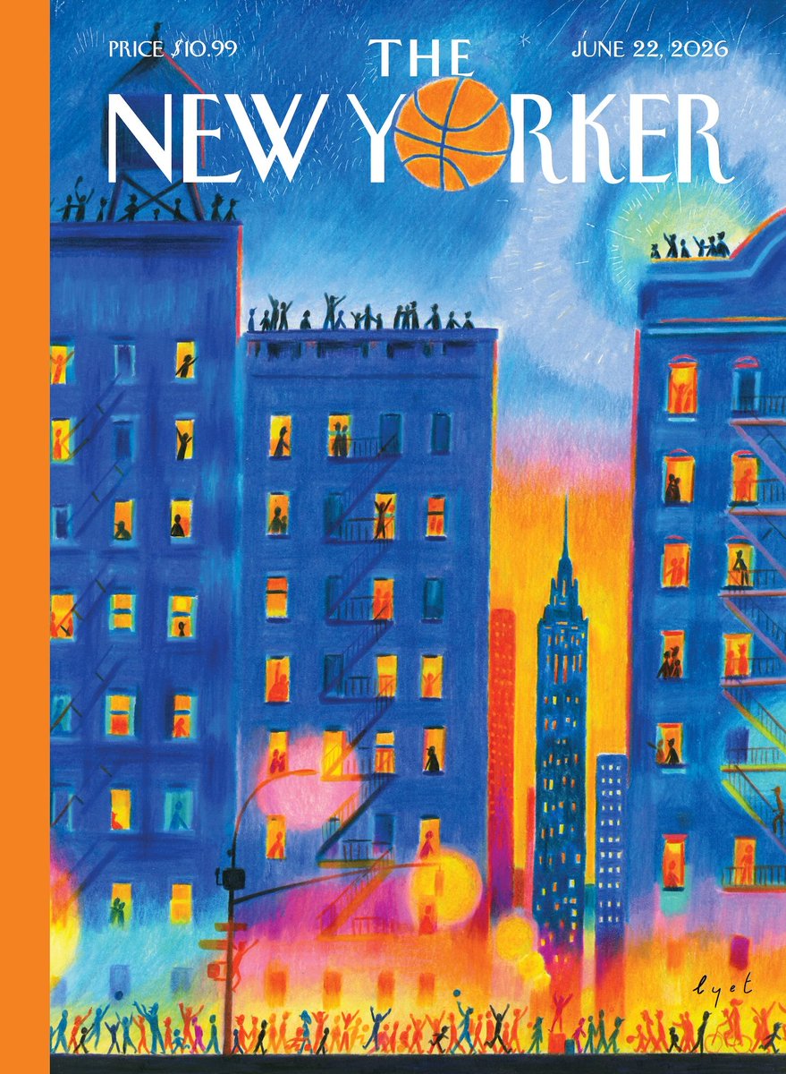 NBA_NewYork's tweet photo. Cover of The New Yorker: “After the Comeback” https://t.co/QAhhn2sRQM