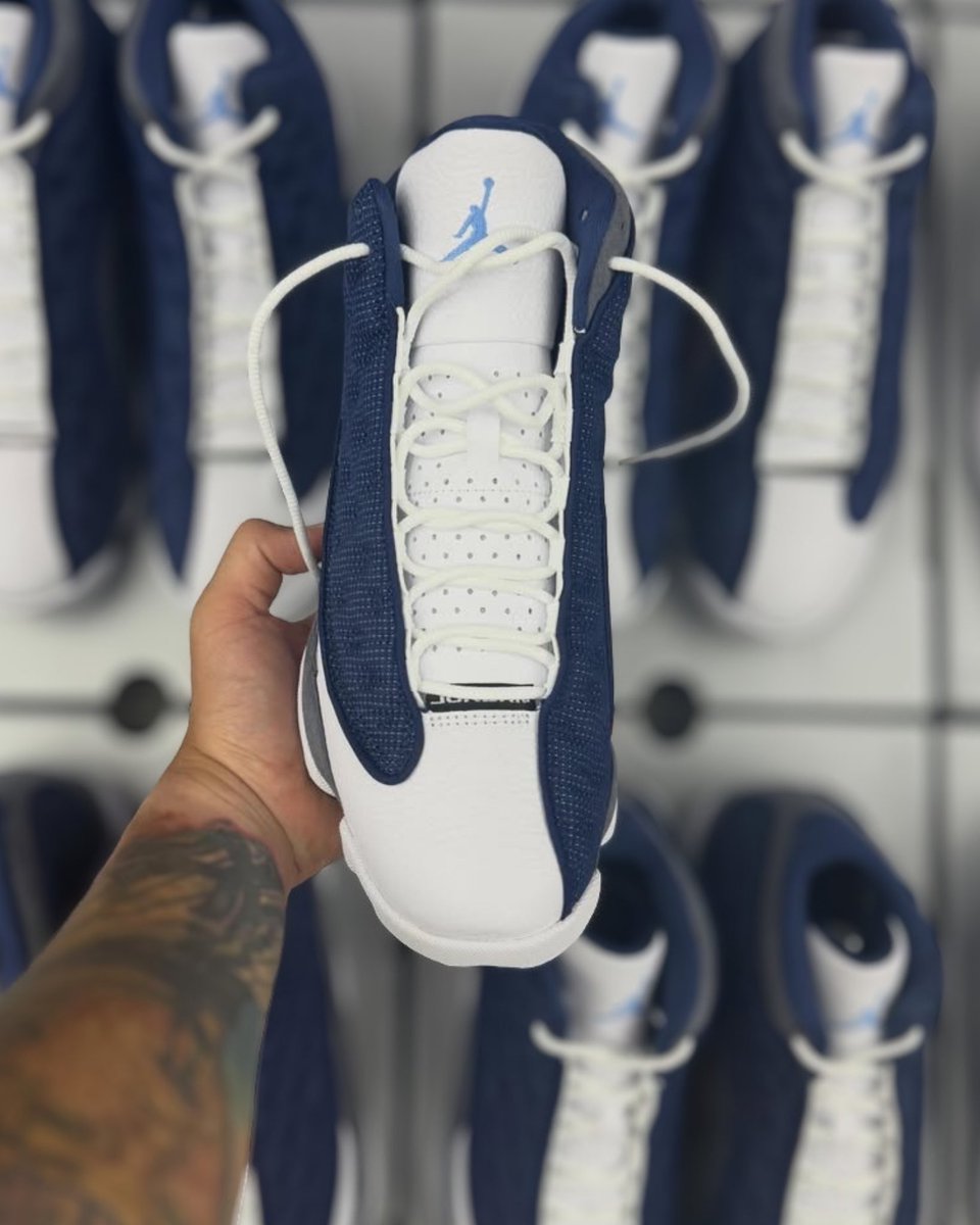 zSneakerHeadz's tweet photo. 2026 “Flint” Air Jordan 13 OG in-hand look! 🪨

Releasing on August 1. Full-family sizing. 🔥🔥

📸: thatsodmain/IG https://t.co/Lr3q2PDKb8