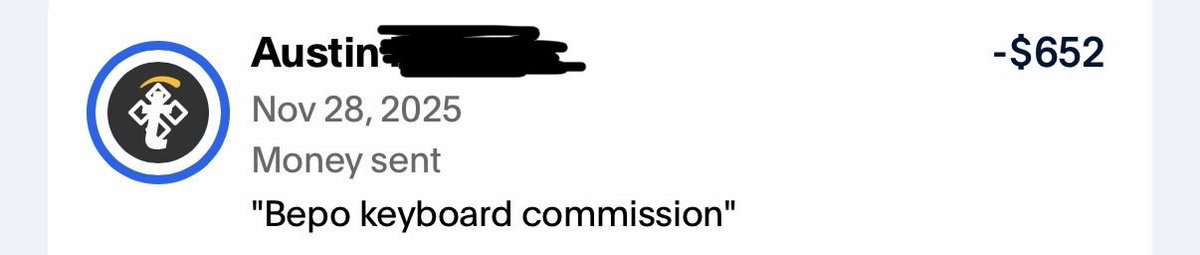 BepoCarrot's tweet photo. Hey Austin @milkteaboards can you please give me a picture update of my keyboard or give me a full refund at this point. It’s been 7 months and your communication is below my expectations.

These tournaments potentially being funded by incomplete commissions is concerning. https://t.co/CyBXKe1u3o