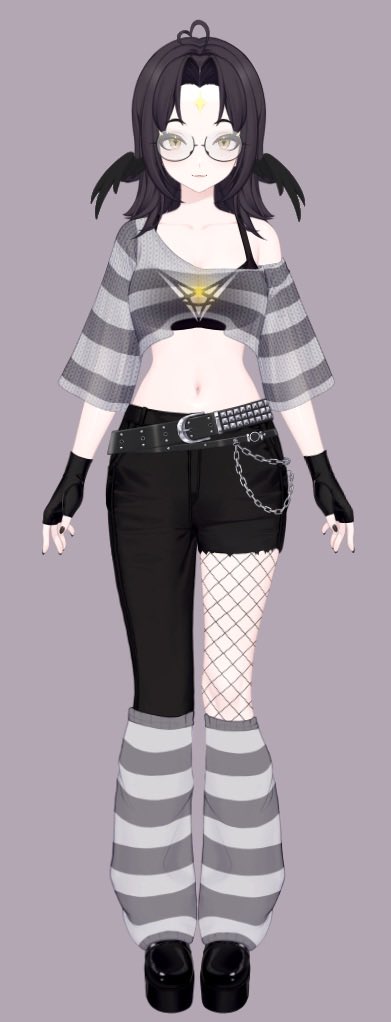 bonsa1tree's tweet photo. i’ve been endorsed for retexture commissions! these examples are from prism but i’d LOVE to do some midnight retextures for anyone needing them 🤍 this model is just so stinking cute!! https://t.co/XNGKuh9OsD