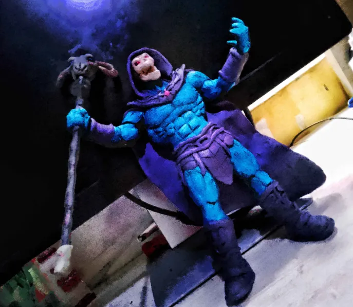 Jason_VHS013's tweet photo. Skeletor, hijo de Miro, príncipe de Eternos, aprendiz de Hordak, campeón del Bastón del Caos, Señor de la Destrucción,AMO DEL UNIVERSO!!!
#MastersoftheUniverse https://t.co/jlBHWJM9gT