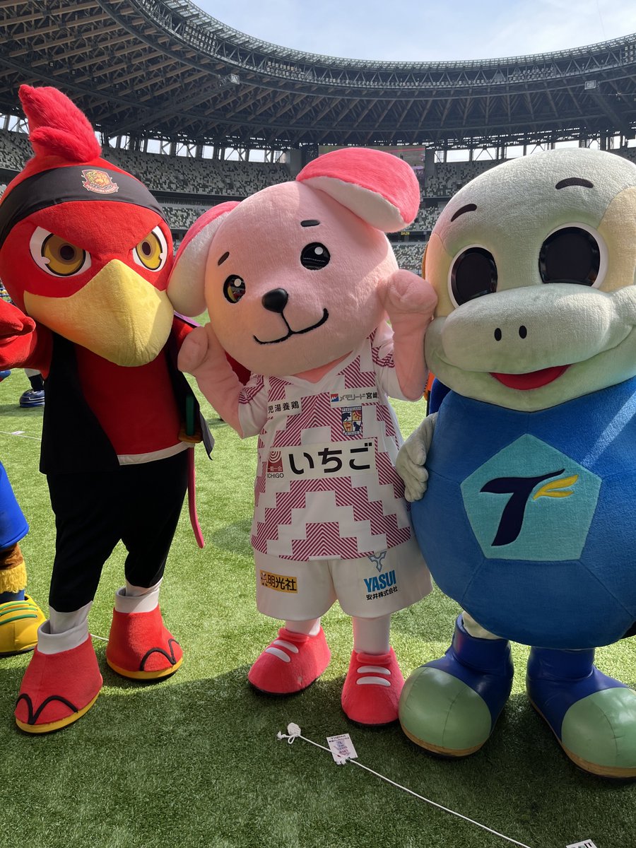 J_hirachanryu's tweet photo. オールスターの会場でジャーロくんに会えたー！ https://t.co/hCmbr59FBt