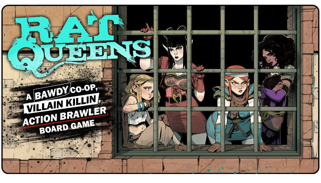 ImageComics's tweet photo. The long-awaited Rat Queens game is coming from Talespinner Games! Bestselling co-creators Kurtis Wiebe and Roc Upchurch reunite to expand the beloved fantasy franchise through a reimagined tabletop experience. The BackerKit pre-launch page is live now.
https://t.co/dEpjeezsNK https://t.co/b4kmZGRMpy