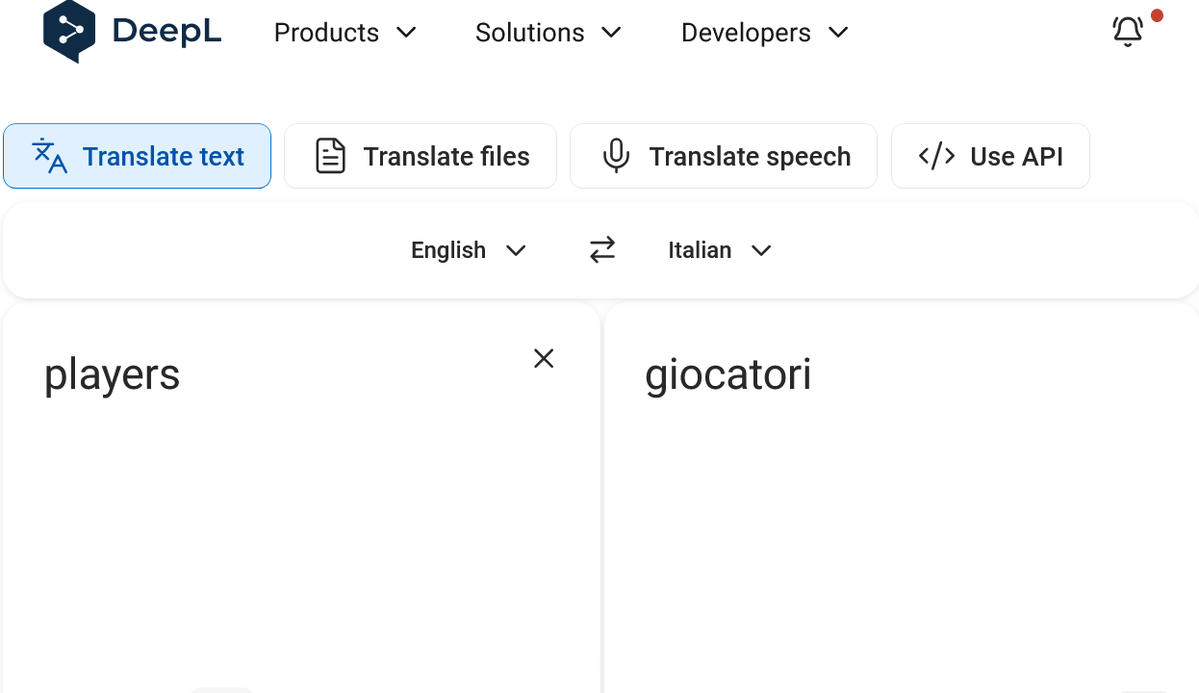 CassiusYoutube's tweet photo. 4/4
DeepL does not do this

it lists the male forms as the default translation https://t.co/df2fK4frdI