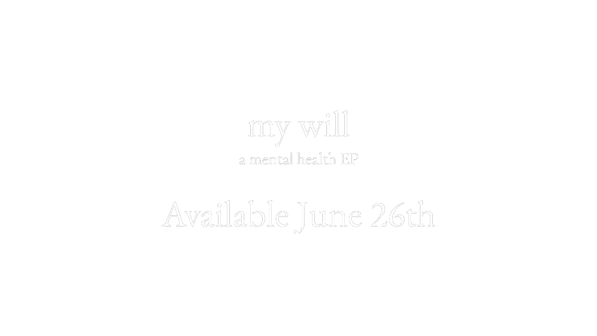 LuvP__music's tweet photo. "my will", a mental health EP, will be releasing on the same day as my Vtuber debut on Twitch, along with a full MV of finished (full version)!

L1nk to crossfade below! https://t.co/KAcJyzpaWk