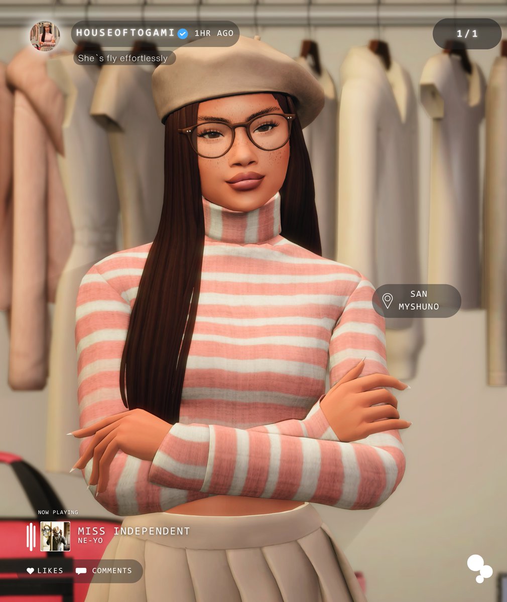 SerenitySims177's tweet photo. Meet Mariana Togami, season five contestant of the Fashionistas, coming soon #ShowUsYourSims #Sims4 https://t.co/nWuA5vYqCG