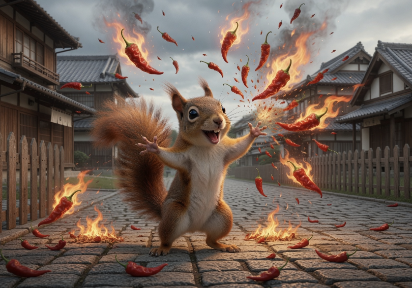 satorit7's tweet photo. @chellegoromon @eiko_eigo 今日も心を込めて撒き散らします🐿️🌶️❤️‍🔥 https://t.co/N4OzxYxBrJ