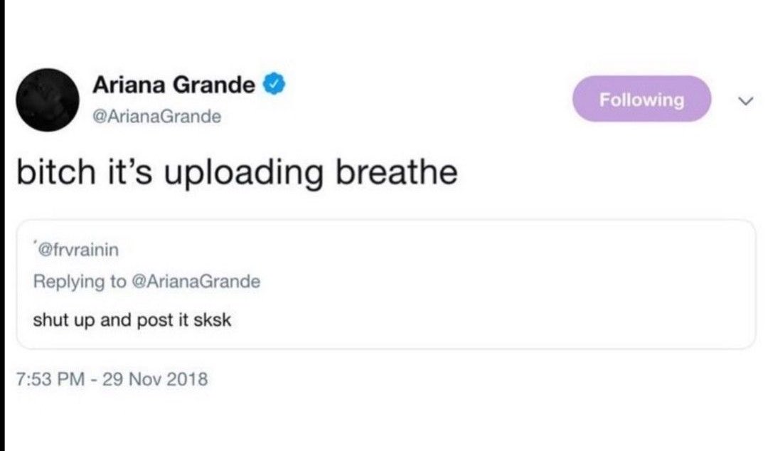arianaaailysm's tweet photo. bruh I miss this so much she’s so funny https://t.co/hTptQVEpHs