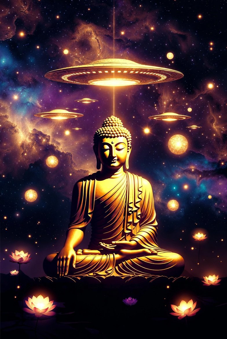 overclassifiedx's tweet photo. 🚨 BUDDHISM WOULD STAND UNSHAKEN IF NHI/UFO/UAP DISCLOSURE HIT HUMANITY! 🛸🌌🙏

While Abrahamic faiths grapple with rewritten creation stories, salvation exclusivity, and "demonic deception" narratives amid Trump's rolling 2026 UAP file dumps, Buddhism emerges as the spiritual system least disrupted by Non Human Intelligence confirmation.

Buddhist cosmology has long described a vast, ancient universe filled with countless world systems, inhabited realms, devas, brahmas, and sentient beings across multiple planes, not centered on Earth or humanity alone. 

Early texts like the Saṃyutta Nikāya reference thousands of suns, moons, and planets in a "thousand fold world system," with reincarnation allowing souls to transmigrate anywhere.

Discovery of NHI or interdimensional entities?

It simply confirms the Buddha's teachings on impermanence, interconnectedness, and the path to nirvana applying universally. 

No foundational crisis.

Jacques Vallée and others have long highlighted the "high strangeness" of phenomena blurring tech, consciousness, and folklore, echoing Buddhist views of deceptive appearances and multiple realities. 

With 2026 disclosures accelerating (Trump directive Feb 2026, ongoing tranches revealing orbs, plasma spheres, and more), expect experiencers and researchers to draw parallels to Buddhist "sky beings" or pure lands.

Some speculate NHI interactions could even align with karmic lessons or tests of attachment, bolstering rather than shattering the dharma. Vedic/Hindu traditions (with references to extraterrestrial species in Puranas) share similar resilience.

Surveys show most faiths adapt, but Buddhism was built for cosmic scale, no single savior event or planetary exclusivity to upend. 

As Vallée noted, disclosure raises profound religious questions; Buddhism's framework may offer the steadiest lens for truth
seeking amid the veil lifting.