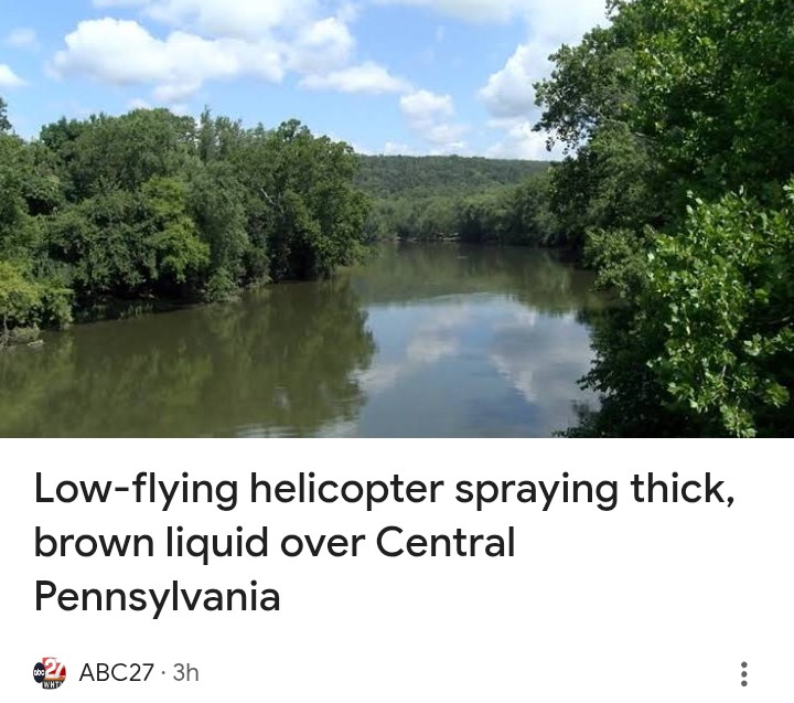 ConnorTheVGF78's tweet photo. Wait, the helicopter is spraying what!?!? https://t.co/HmWyiiPpUk