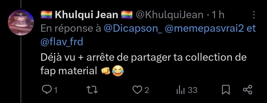 Dicapson_'s tweet photo. @KhulquiJean @memepasvrai2 @flav_frd Le niveau des réponses mdrr comment ta vie doit puer la merde toi jsuis mort https://t.co/TZjRQGYMRp