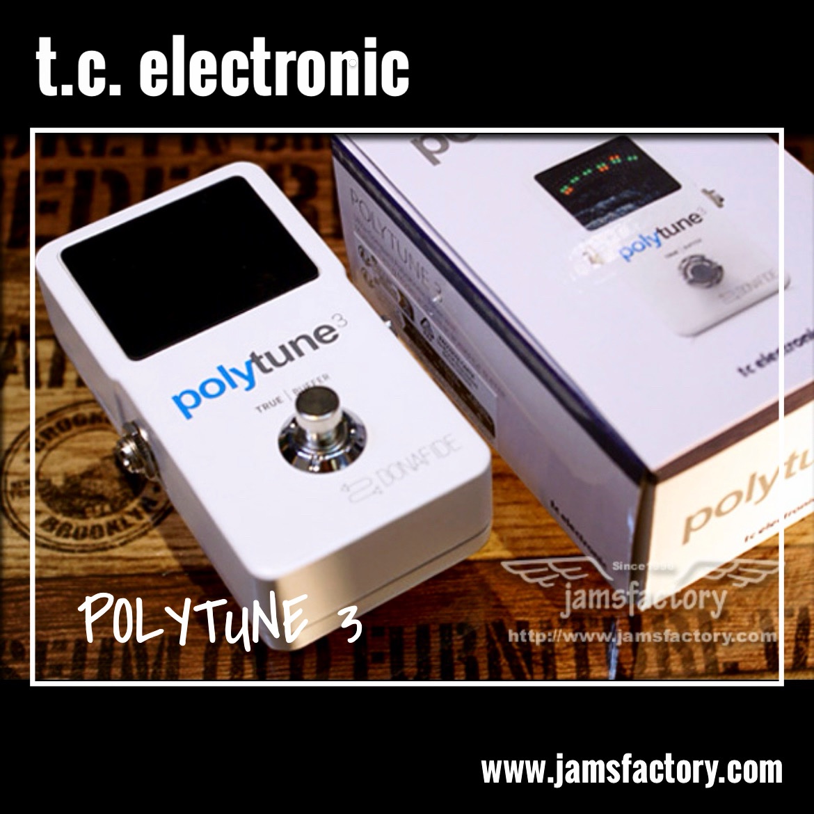 jamsfactory's tweet photo. 🎛️t.c. electronic POLYTUNE 3
🎸登場以来チューニングに衝撃を与えたポリフォニックチューナーの代名詞polytune
最新機種となるpolytune3は今までの高品位なチューニング機能に加えアナログバッファを搭載し信号のパンプアップもこれ一台でできるんです♪
✨新品取り扱い
https://t.co/0zZ5zAKQsu https://t.co/aUF2dZrFb1