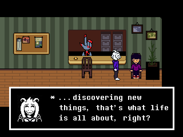 ksanthecat's tweet photo. Asriel's advice - #Deltarune #deltarunems https://t.co/RVVAoQBwPg