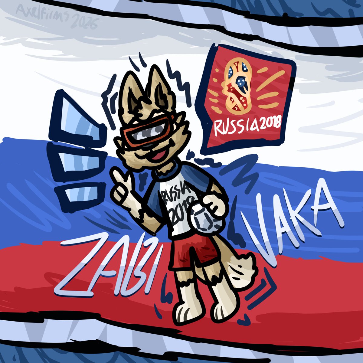 axelfilms22's tweet photo. zabivaka (russia 2018)

#zabivaka #fifa #mascot #worldcup2018 #FIFAMascot #WorldCupMascots #MascotVerse #digitalart #fanart #mascotaverse
#worldcupmascot #mascotaverse
#zabivakaart #russiaworldcup2018
#russia #art https://t.co/SySjdKdjKG
