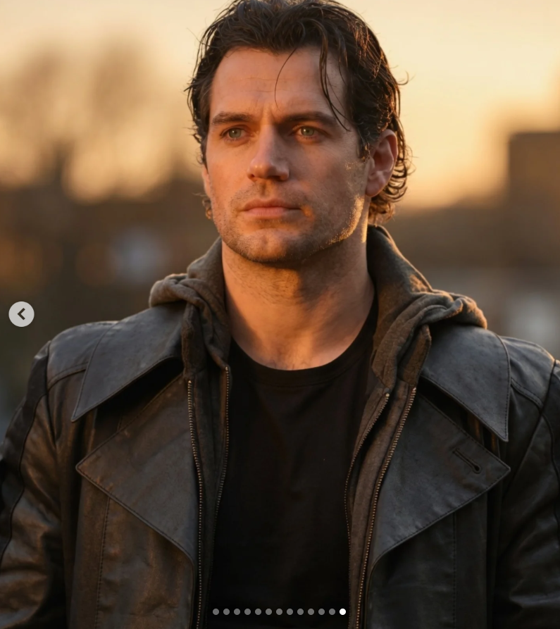 darsh44321's tweet photo. @Angies8090 @kirawontmiss That's because it's an AI generated viral picture lol.  He looks normal, see below for a picture of him on the highlander set. https://t.co/mylv93656S