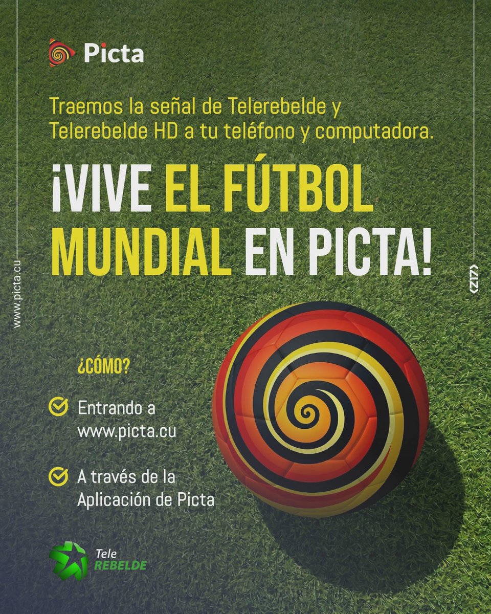 leydisanad's tweet photo. Vive el Fútbol Mundial en #Picta 😉 https://t.co/B2aomAe9oN