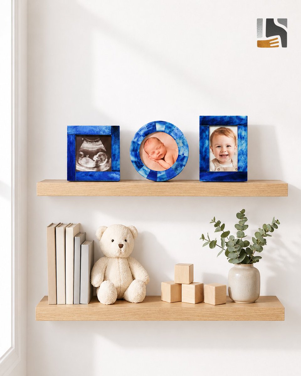 HandicraftsHom's tweet photo. Before they take their first steps, they become someone's entire world.
A few tiny photographs.
A lifetime of meaning.
Designed to hold the moments that turn a nursery into a story.
#nurserydecor #babykeepsake #newborngift #babyroomdecor #pictureframes https://t.co/5nJK1crAKv