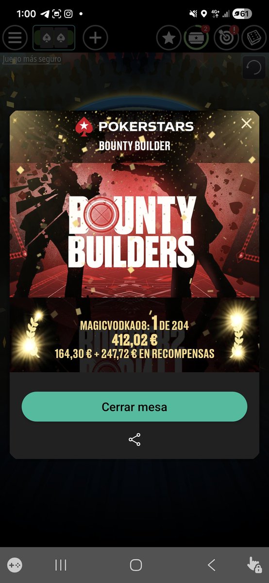 magicvodka08's tweet photo. Finalizando bien la sesión del viernes, volviendo a los 5.5k de banca. Dos mesas finales, una fue un poquito mejor que la otra 😅. A seguir 🦍 https://t.co/O7Df13pXsZ
