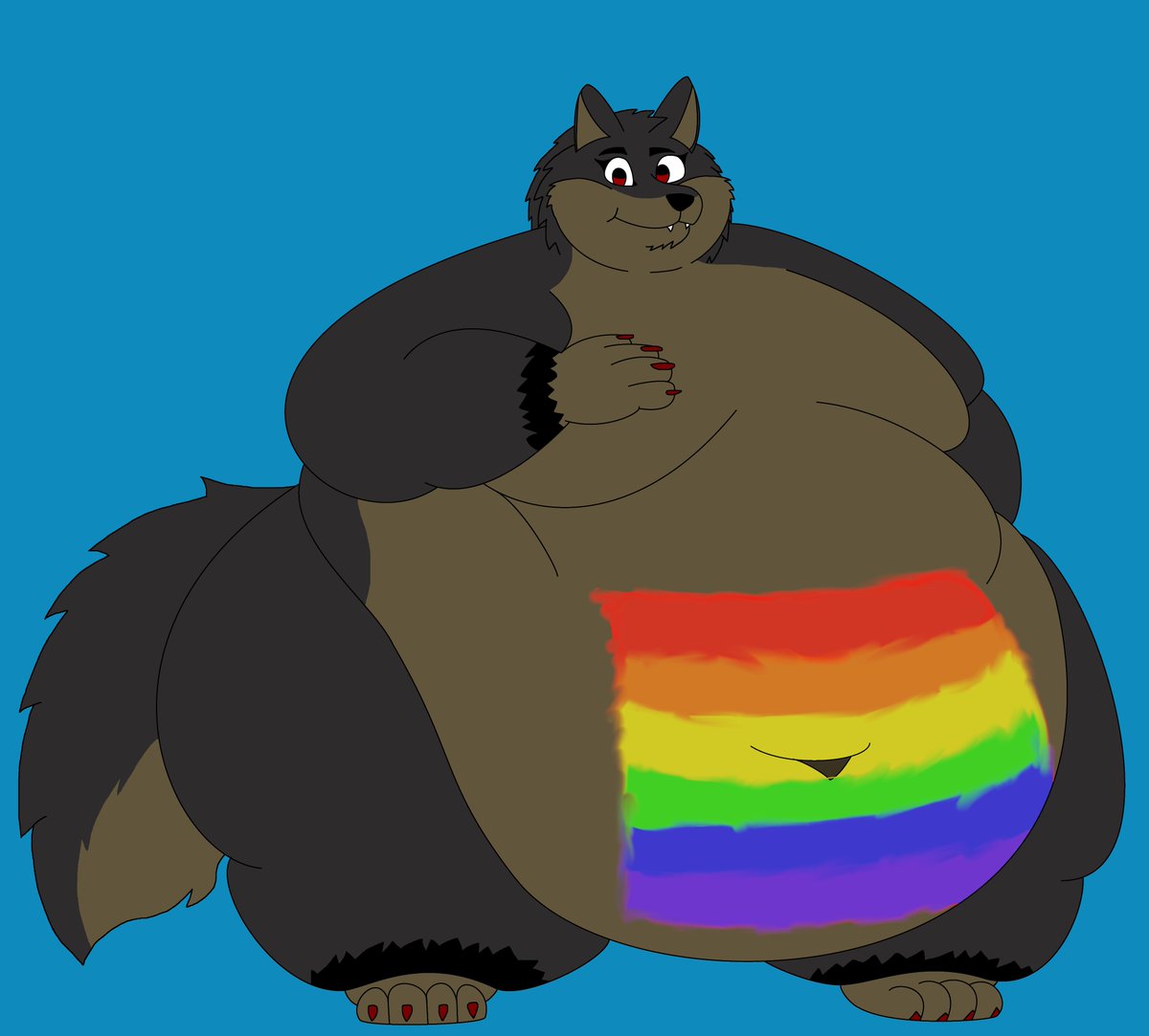 ReaperSteelwolf's tweet photo. yeah i know im a bit late for this, but to be fair i did need to get a new sketch book so better late then never. happy pride month to everyone out there and i hope you have a wonderful month. https://t.co/YFCbbSMT1H