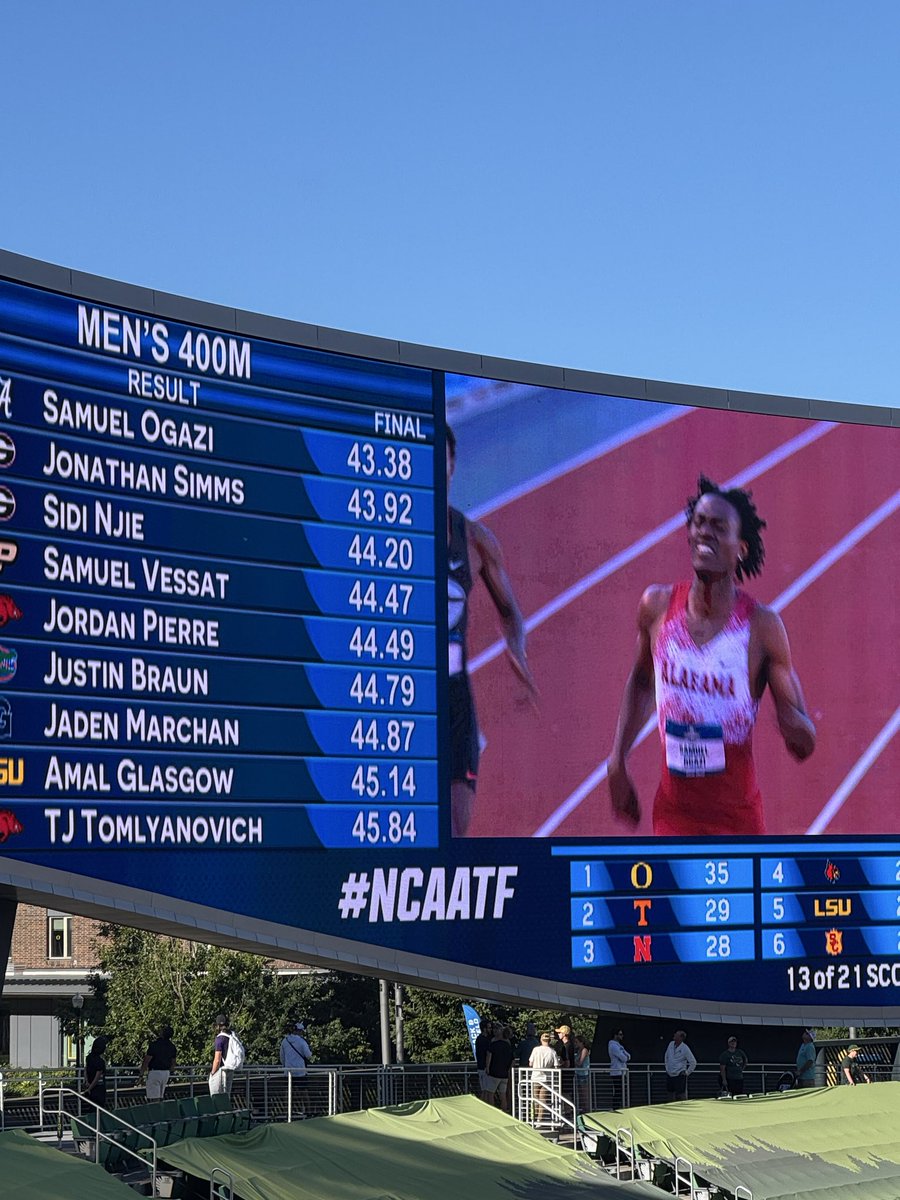 Greg_Byrne's tweet photo. National Champion!!
Way to go Sammy!!
Collegiate Record!
#4 all time best in the world!!
#RollTide 🥇🏆 https://t.co/9tccm3Widz