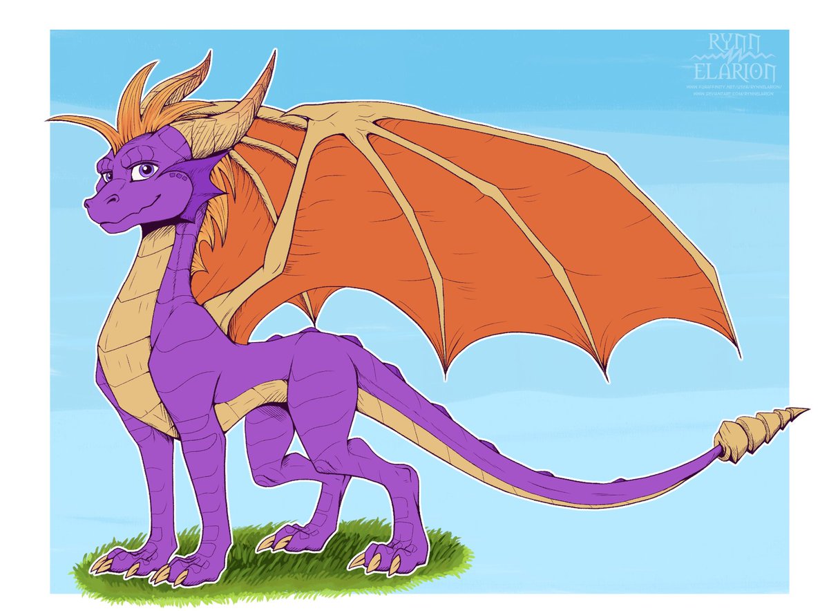 RynnElarion's tweet photo. Another art of purple boy. Took some inspiration from TLoS concepts and latest art by @FromHappyRock  where Spyro has frills on his cheeks.
 
#spyro #spyrothedragon #spyro4 #SpyroARealmBeyond #tlos #art #fanart #digitalart https://t.co/lnbfx3mgHE