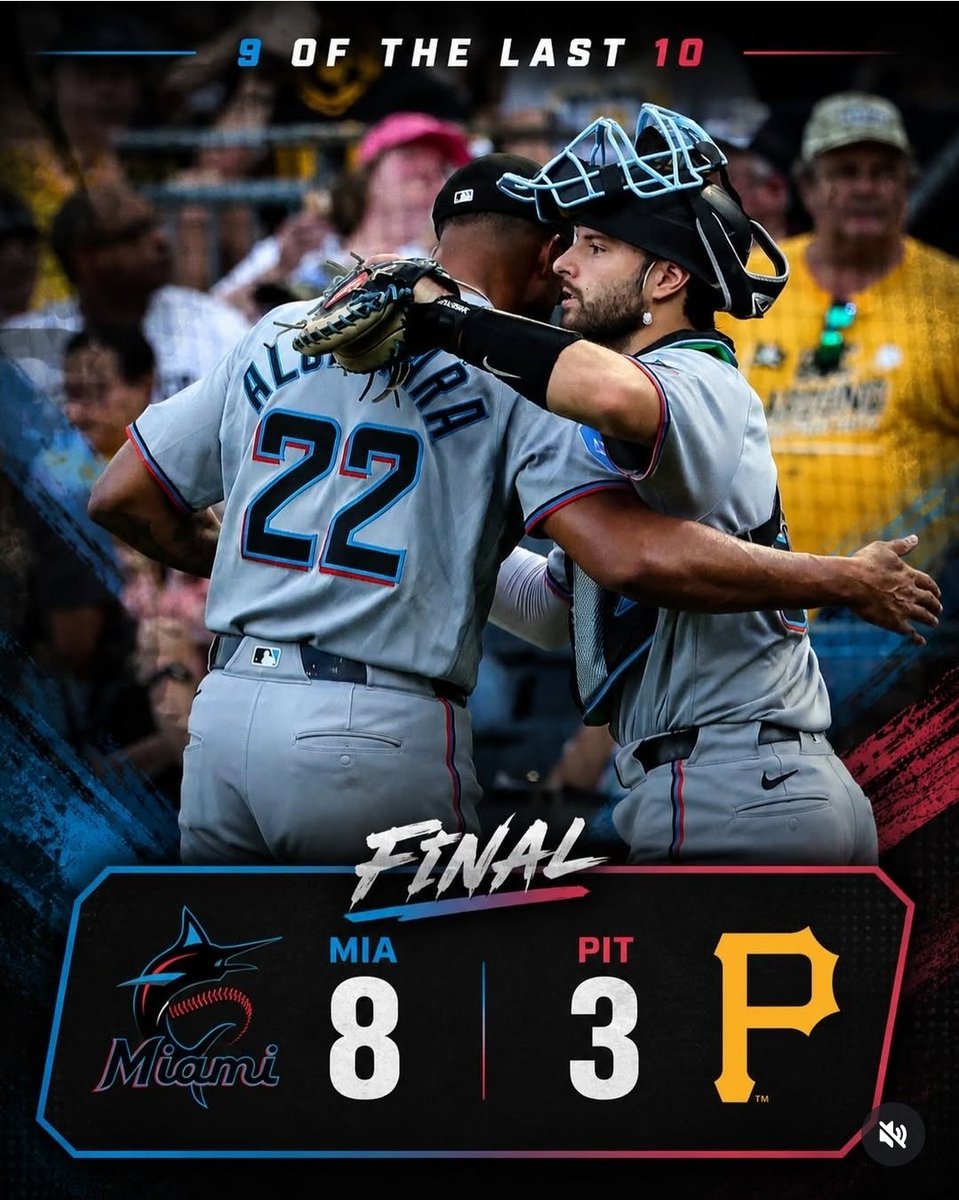 KingCoachSosa40's tweet photo. #GOFISH 🐟🐟🆙️🆙️ #OURCOLORES #Marlins
#marlinsbeisbol
#sports #FlashbackFriday #MLB #Baseball #MiaVsPit #Miami #miamisports #fishwin #HomeOfBeisbol #JuntosMiami #southsports #south #SouthSide #FightinFish https://t.co/DaNJreIt5V