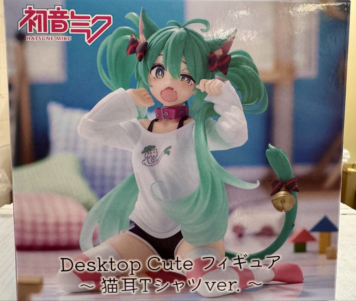 manso_wakayama's tweet photo. 💕景品入荷!💕
初音ミク
Desktop Cute フィギュア
~猫耳Tシャツver.~
猫耳Tシャツ姿のミクが登場‼️🐱💙
ゆるっと可愛い雰囲気と
Desktop Cuteシリーズならではの魅力✨
ミクファン必見の一体です🎵
#初音ミク
#DesktopCute
#プライズ #クレーンゲーム https://t.co/0mmd1anetx