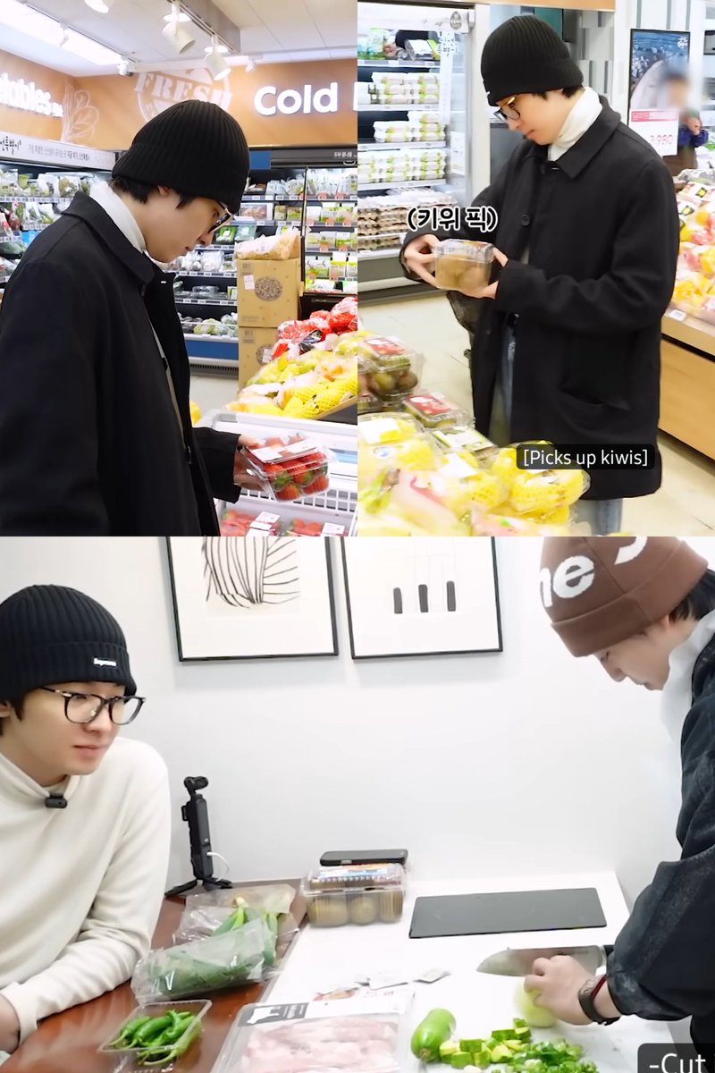 gyuwonbabes's tweet photo. the 'mingyu craving kiwis' and 'wonwoo buying kiwis' incidents happened a whole year apart, BUT that will not stop me from believing wonwoo bought strawberries for himself and kiwis for his husband, set them aside next to his phone, and was planning to take them home later 🤭 https://t.co/jeWxhR3Mt6