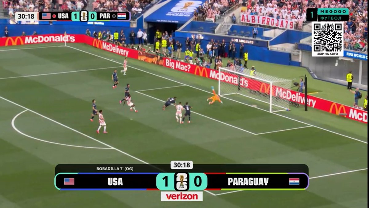 Amazing_Johnny_'s tweet photo. 2:0 !!!!! USA 🇺🇲🇺🇲🇺🇲 !!! WHAT IS GOING ON ?! I AM VERY IMPRESSED 👏👏👏 ! #WC2026 #Mundial #UnitedStates #Paraguay #LosAngeles  @Lori38911623 https://t.co/th66CzPLeZ