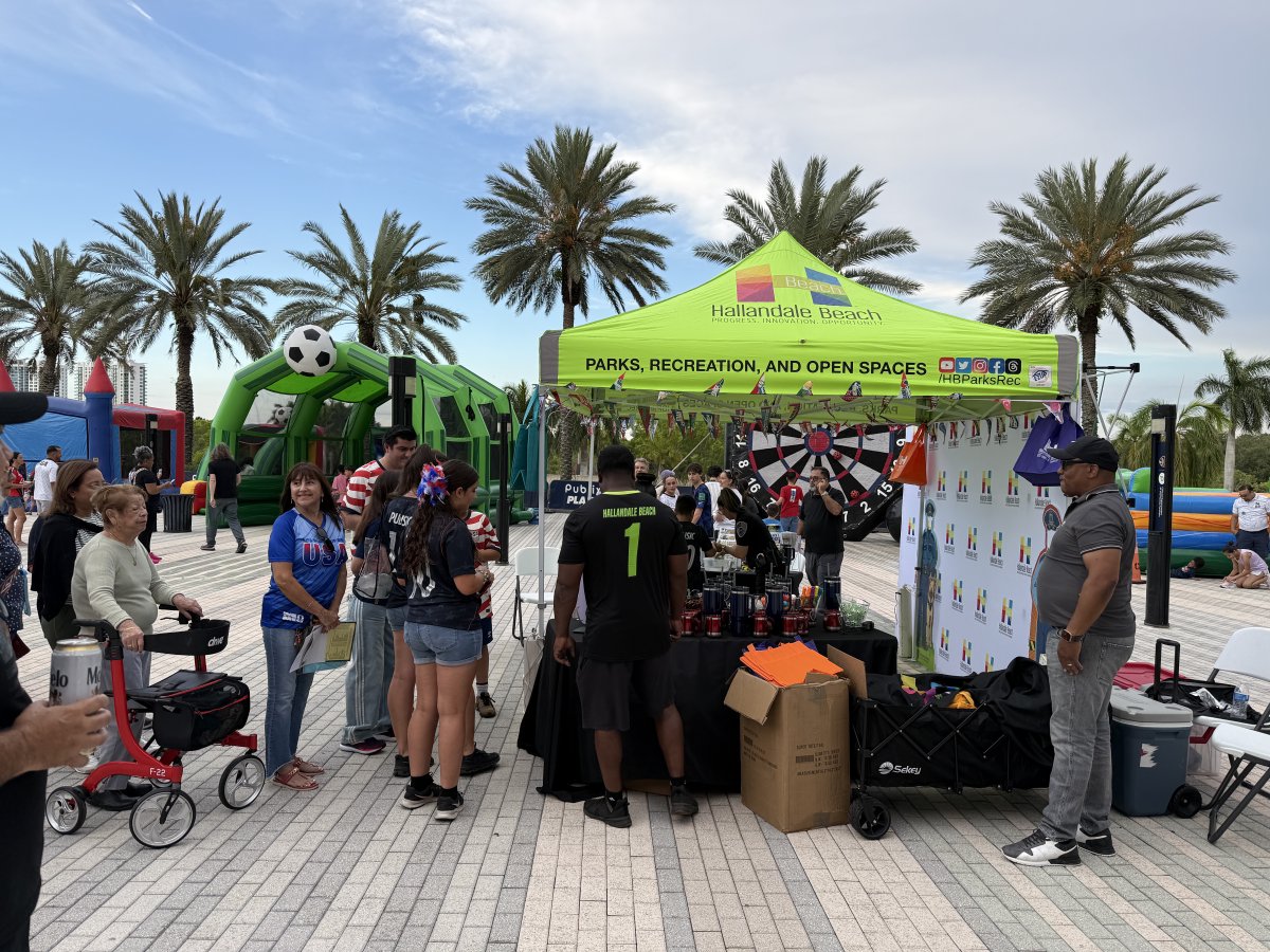 MYHBeach's tweet photo. The City of Hallandale Beach was in the middle of the action at tonight’s World Cup Watch Party at Amerant Bank Arena.

The crowd lined up to see why Hallandale Beach is the best place to Live, Work, and Play! https://t.co/z3ELkdYbMd