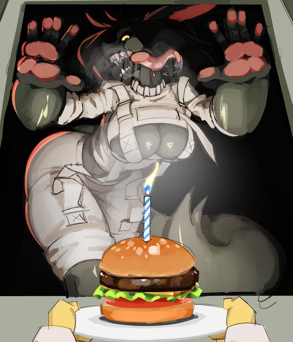 _nedwardo's tweet photo. “Subject seems agitated…”

(VERY late) birthday art for @swiwwel!!!!!!! https://t.co/Kmwe1wGhMj