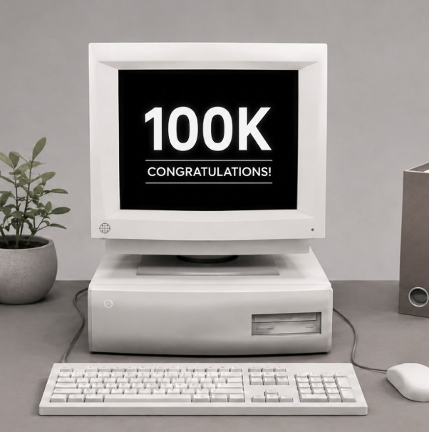 windows7_system's tweet photo. Guys, we've been stuck at 100k for a while now congrats! 🥇 https://t.co/vdWLDW6RyW