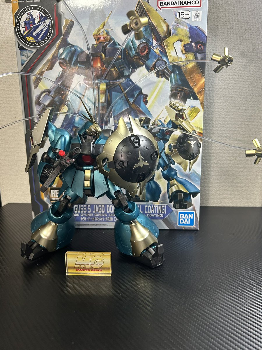 Ruby395544's tweet photo. REヤクト・ドーガSC完成です😊✨️もっと時間掛かるかなぁって思ったけど結構シンプル構造であっさり出来た😆ただね😅1番好きな武装はファンネル😁組むのが1番苦手なのはファンネル😂同じの6つ😇 #ガンプラ #ガンプラ好きと繋がりたい #ガンプラの画像を貼るとRTされると聞いて #プラモデルライフ https://t.co/lBDW0qlR6f