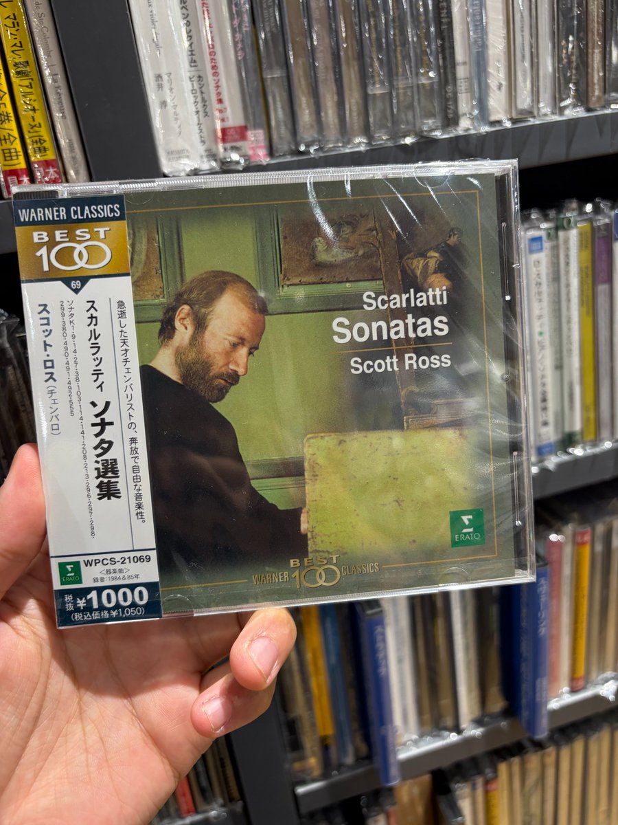 タワ渋クラシック #スコット・ロス 本日6月13日はアメリカのチェンバロ