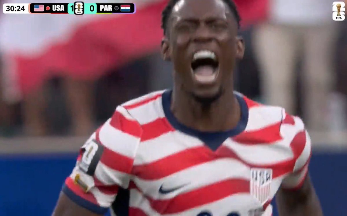 iyketopshow's tweet photo. USA RUN RIOT IN THE FIRST HALF! ๐บ๐ธ๐ฅ
The Americans are putting on a show, tearing Paraguay apart with a ruthless attacking display in the World Cup opener! โฝ๐ฅ
#USA #USMNT #Paraguay #FIFAWorldCup #WorldCup2026 #Football #Soccer #GoalFest #GroupD https://t.co/27QmkkSQPh