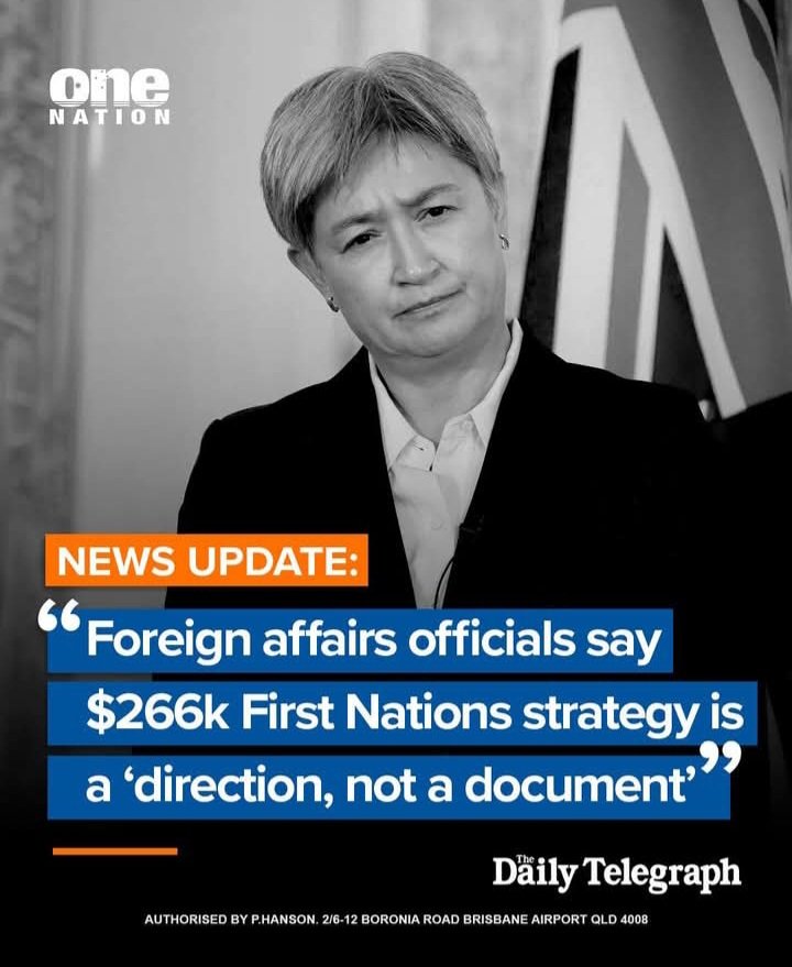JimThom90458694's tweet photo. What a farce. The “Ambassador” for First Nations People was appointed in March 2023 on a salary of approx. $400,000 per year. He has an office costing the taxpayer well over $13 million over a four-year period. In September 2024, according to the Daily Telegraph, a $266,000-a-year contract was awarded to a consultancy in Sydney to develop a “strategy for a First Nations approach to foreign policy”. Almost two years on, and there still doesn’t appear to be a strategy document. In fact, according to government officials, the strategy is more of a “direction”, a vibe, rather than an actual document.

Maybe the reason why they’re struggling so much to put pen to paper is that an Ambassador for First Nations People, and First Nations diplomacy, is entirely wrongheaded and ridiculous. We should have one set of ambassadors carrying out diplomacy for all Australians. The whole ideology behind this position was rejected decisively at the federal Voice to Parliament referendum, and it’s a total waste of money. One Nation would scrap the position in a heartbeat. https://t.co/NXkqQbMT7M