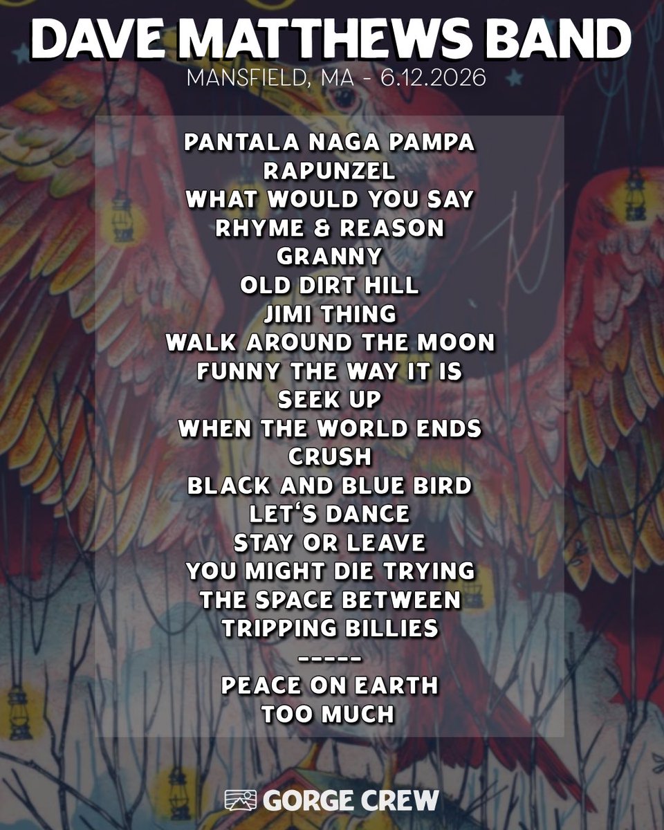 DMBGorgeCrew's tweet photo. Mansfield! 

#dmb #davematthewsband #davematthews #dmbgorgecrew #dmbgc https://t.co/fryritEqFs