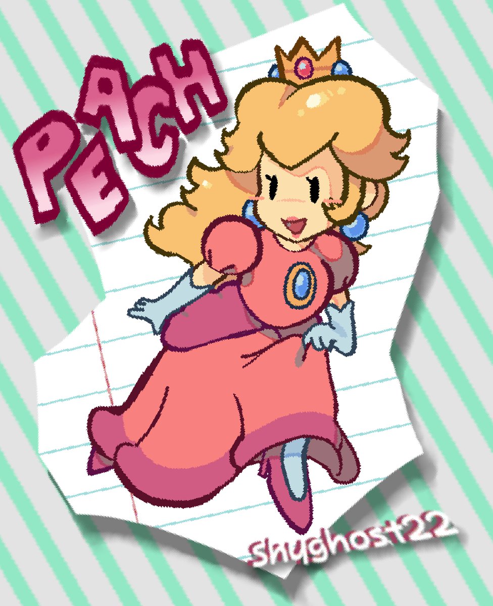 FromNoth2Somth's tweet photo. paper princess peach! https://t.co/z5uZdsNIq1