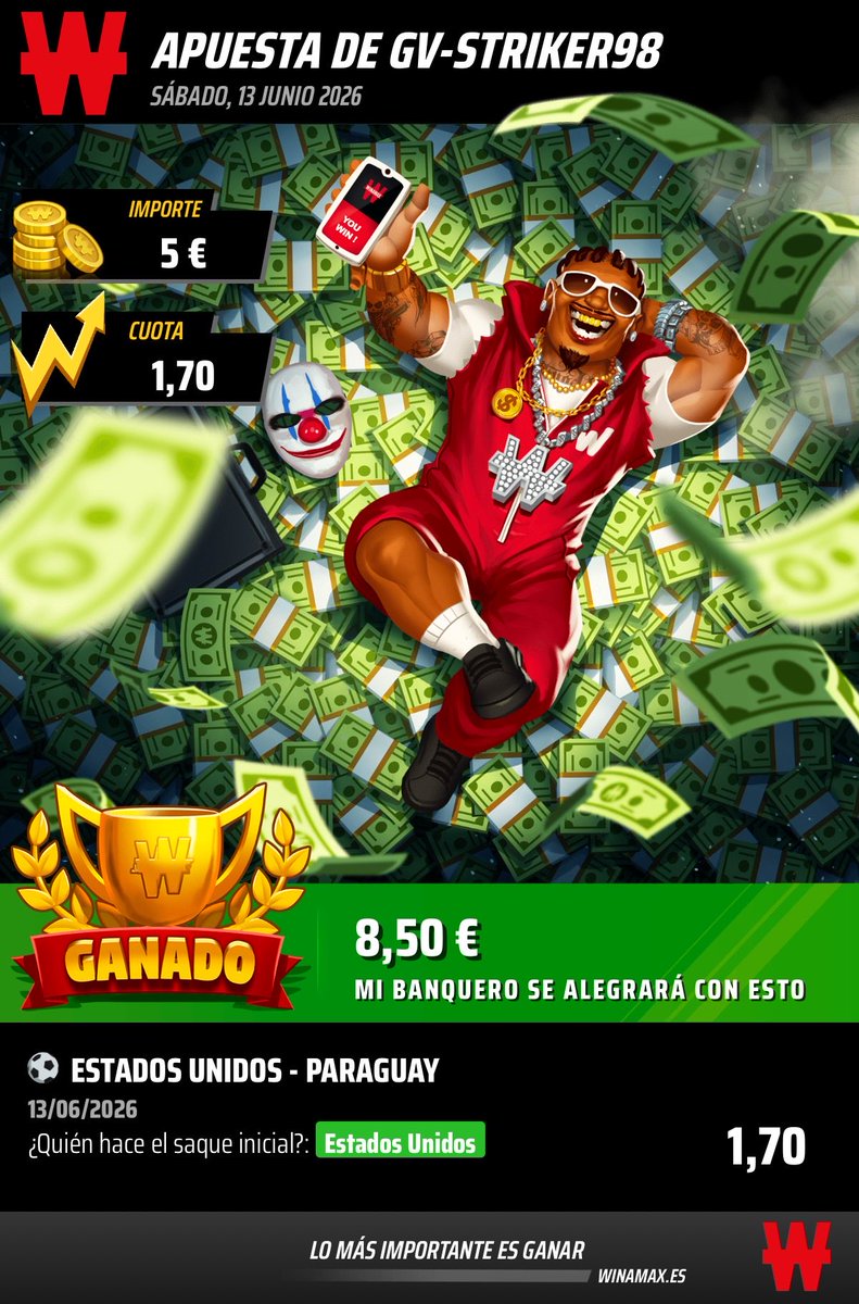 SPAINPICKS77's tweet photo. Pues ya la tenemos chavales solo 3 min han hecho falta mañana hay más y mejor.
Aquí además os dejo otra apuesta regalada. https://t.co/3VfbcLa6vC