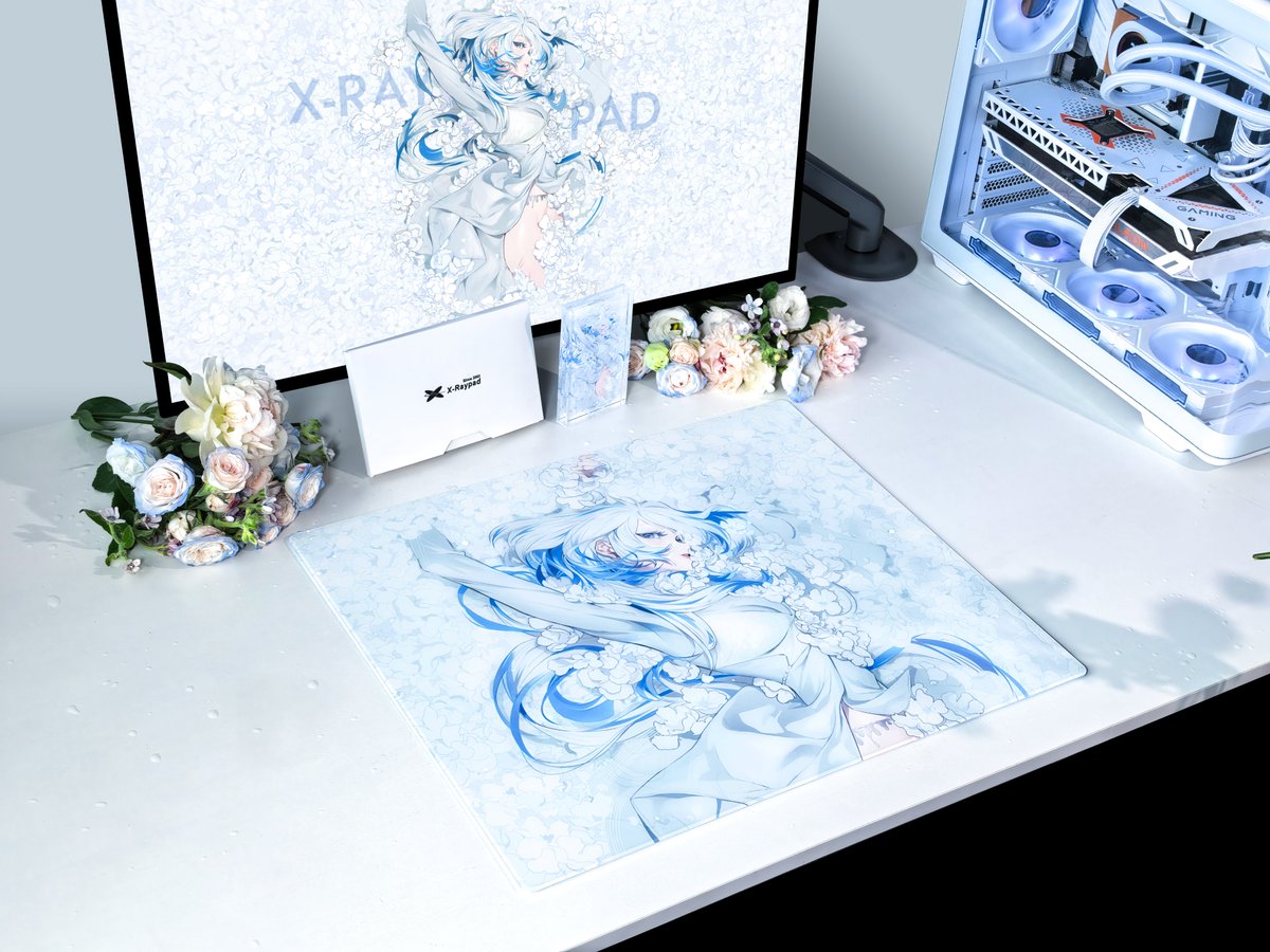 XraypadOfficial's tweet photo. Slide into summer❄️​
Introducing the #MyGlassGlide Challenge.
Show us your favorite setup featuring a glass pad.

🎥 How to enter:​
1️⃣ Quote this post​ & drop a pic/vid of your glass pad setup.
2️⃣ Tag @XraypadOfficial  & use #MyGlassGlide.
3️⃣ Follow us on X.

🏆 Prize:​ 2 Lucky Winners. 
🗓️ Ends:​ June 19th. Good luck! 

#NODGlass #GamingSetup #MyGlassGlide