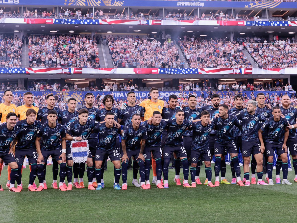 SLenAccion's tweet photo. #SanLorenzo | Orlando Gill fue titular y completó el encuentro en la derrota por 4 a 1 de Paraguay ante Estados Unidos, por la fecha 1 del grupo D del Mundial.

Los goles fueron de Damián Bobadilla (en contra), Folarin Balogun (x2), Mauricio Magalhaes y Giovanni Reyna. https://t.co/Vul0Dtm8Au